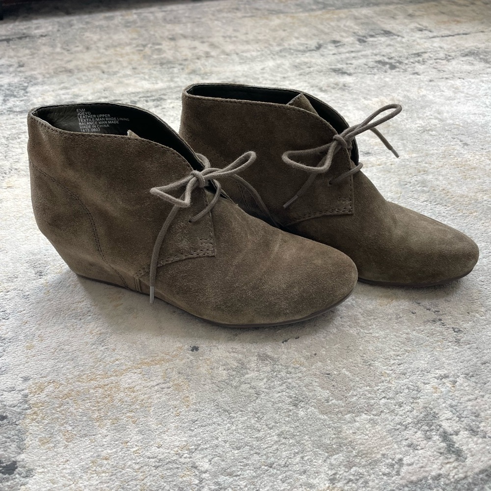 Nine West Suede Booties size 8.5